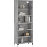  Visoka komoda siva sonome 69,5x32,5x180 cm konstruirano drvo | shoptok.hr