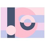  Samoljepljiva foto tapeta - Geometric Wreath (Violet) 343x245 | shoptok.hr