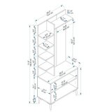 Hanah home julendor atlantic pine anthracite | ePonuda.com