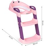 ECO TOYS WC daska za djecu sa stepenicama i ljestvama, roza, | shoptok.hr