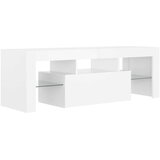 vidaXL TV omarica z LED lučkami bela 120x35x40 cm | Shoptok.si