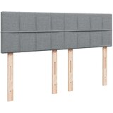  Krevet s oprugama i madracem svjetlosivi 140x190 cm od tkanine | shoptok.hr