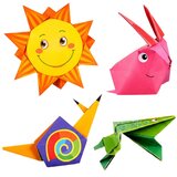Origami komplet s uputama za izradu papira u boji, 100 listova | shoptok.hr