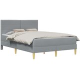  Krevetna konstrukcija Svijetlo siva 140 x 190 cm Poliester | shoptok.hr