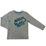 Lucky Kiddo majica DR LK-KBT LS 2_22 016375 F siva s 146 Cene