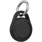 INF Zaščitni ovitek, združljiv z Apple AirTag 1/2, z vzmetno zaponko – prožen TPU, več barv, varen obesek za ključe Črna, (5000264336) | Shoptok.si
