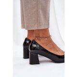 VINCEZA Leather Patent Heels On A Stiletto | Shoptok.si