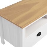 TV ormarić Hill bijeli 158 x 40 x 47 cm od masivne borovine | shoptok.hr
