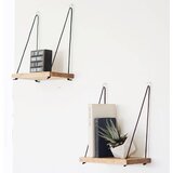 Hanah home AA098 zidna polica, 2 komada, braon | ePonuda.com