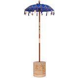  Suncobran s Postoljcem Plava Brown 250 cm Pamuk drvo | shoptok.hr