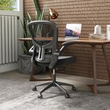  Ergonomski pisarniški stol z zložljivimi nasloni za roke, nastavljivo ledveno oporo in funkcijo zibanja | Shoptok.si