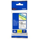 Brother Standardna laminirana traka TZe 18 mm, Črna na beli | shoptok.hr