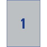 Zweckform Etikete L6013 210 x 297 mm, srebrne | Shoptok.si