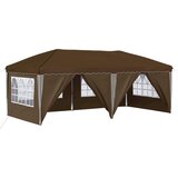  Rastezljivi šator za zabave 575 x 288 x 245 cm Sivosmeđa | shoptok.hr