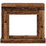vidaXL Okvir za kamin starinski les 100x30x87,5 cm inženirski les | Shoptok.si