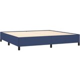  Krevet s oprugama i madracem plavi 200 x 200 cm od tkanine | shoptok.hr