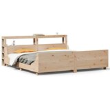 Maison Chic Posteljni okvir - Dvoposteljna postelja - Zakonska postelja brez vzmetnice 180x200 cm trdna borovina-J3344, (21762648) | Shoptok.si