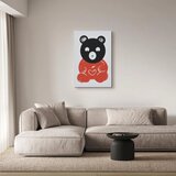  Slika - Thoughtful Bear (1 Part) Vertical 80x120 Na talijanskom platnu | shoptok.hr