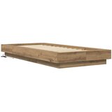  Krevetna konstrukcija s LED svjetlom Hrast artisan 80 x 200 cm | shoptok.hr