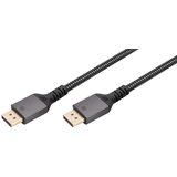 Digitus DisplayPort kabel DisplayPort vtič 2 m črna DB-340201-020-S trojno oklopljen, prilagodljiv, brez halogena, okrogel DisplayPort kabel, (20519083) | Shoptok.si
