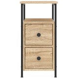  Noćni ormarić boja hrasta 30 x 60 x 60 cm od konstruiranog drva | shoptok.hr