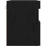 TV zidni ormar s LED svjetlima 2 pcs Crni hrast 60 x 30 x 40 cm | shoptok.hr