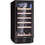 Klarstein Vinovilla 29 Ugradbeni, ugradbeni hladnjak za vino, 81 l / 29 boca, 1 zona, staklena vrata, inox Cijene
