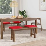  Jastučić za klupu 4 kom. Umjetna koža Crvena Dubina 35 cm | shoptok.hr