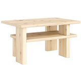 Karup Design Klubska mizica iz masivnega bora v naravni barvi 45x68 cm Japan – Cene