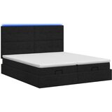  Krevet od pjene s madracem i LED-om Crna 180 x 200 cm Tkanina | shoptok.hr
