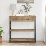  Konzolna stolica s ladicama hrast artisan 75 x 28 x 75 cm | Eponuda.com
