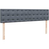  Otomanski krevet s madracem&LED tamnosivi 180x200cm baršunasti | shoptok.hr
