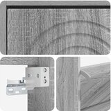  Ormar za cipele na zidu ALKMAAR 71 x 17 x 86 cm Siva Sonoma | shoptok.hr