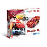 Clementoni puzzle 104 + 3d model cars ( CL20160 ) Cene