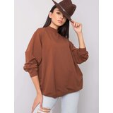 BASIC Feel Good Sweatshirt-RV-BL-5185.81P-dark brown Cene