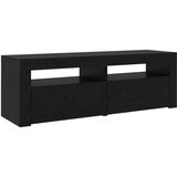 TV omarica z LED lučmi 2 pcs Črna Orehovina 195 x 35 x 40 cm, (5000098383) | Shoptok.si