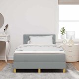  Krevet s opruga kutije Svijetlo siva 120 x 200 cm tkanina | shoptok.hr