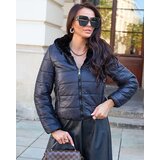 Resti Double-sided women's jacket with fur in black | Shoptok.si