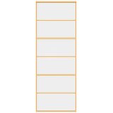  Klizna vrata zlatna 76x205 cm prozirno staklo ESG i aluminij | shoptok.hr