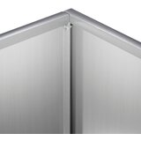 Vrtna saksija 2 kom. Srebrna 40 x 20 x 50 cm Pocinčani čelik | shoptok.hr