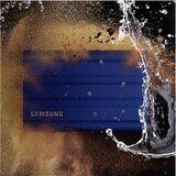 Samsung Zunanji prenosni disk T7 SSD Shield, 1 TB, moder | Shoptok.si