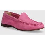 Gant Mokasini iz semiša Kellie ženski, roza barva, 28573566.G597