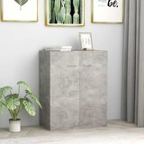  Komoda siva boja betona 60 x 30 x 75 cm od konstruiranog drva | shoptok.hr