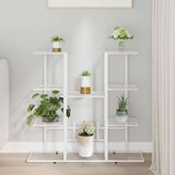 Stalak za cvijeće 94 5 x 25 x 89 cm bijeli željezni Cijene