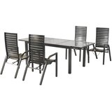 Gardenson VRTNA GARNITURA SIROS aluminij barve grafita | Shoptok.si
