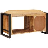  Klupa za pohranu Smeđa 80 x 35 x 40 cm Čvrsto drvo manga | Eponuda.com