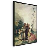  Slika - Francisco Goya – Spring or the Flower Seller 40x60 U crnom drvenom okviru | shoptok.hr