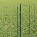 Euro ograda s postom 10 x 1 m Čelik premazan PVC-om Zelena | shoptok.hr