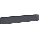 vidaXL Povišeni vrtni krevet Antracit 300 x 40 x 40 cm Čelik - Antracit 300 cm | shoptok.hr