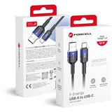 forcell F-ENERGY C352 kabl USB A na Type C QC4.0 3A 66W gradijent 1 m crni | ePonuda.com
